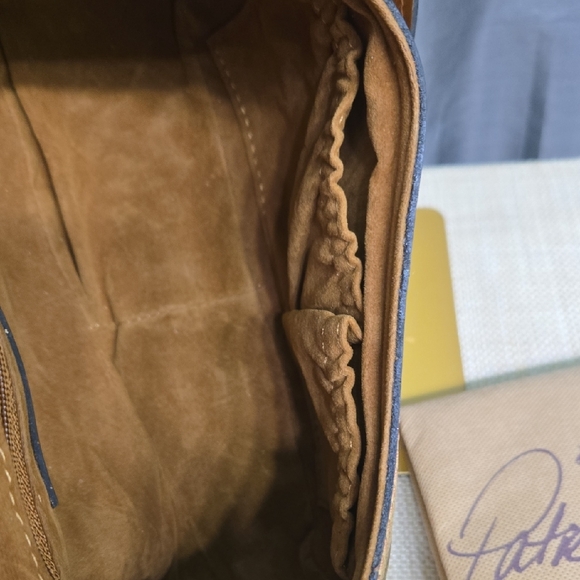 Patricia Nash Tan and Brown Map Print Shoulder Bag - Picture 10 of 16